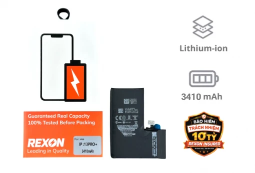 Thay pin iPhone 13 Pro Rexon siêu cao