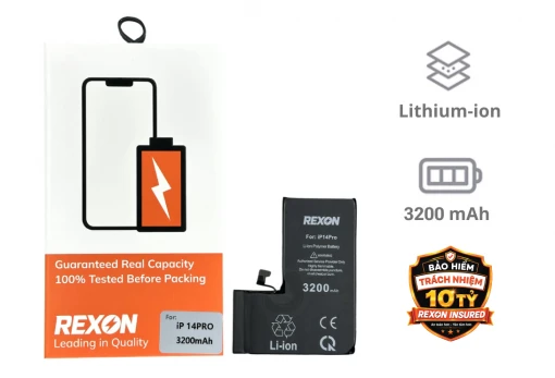 Thay pin iPhone 14 Pro Rexon