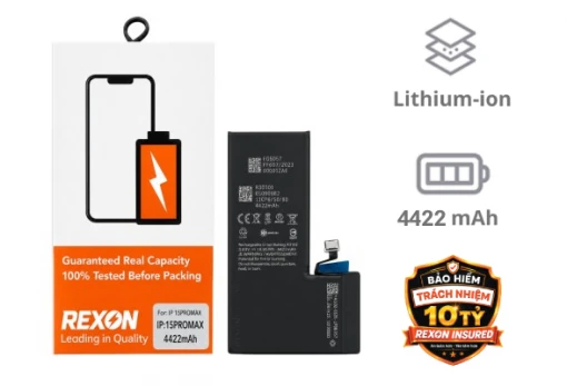 Thay pin iPhone 15 Pro Max Rexon