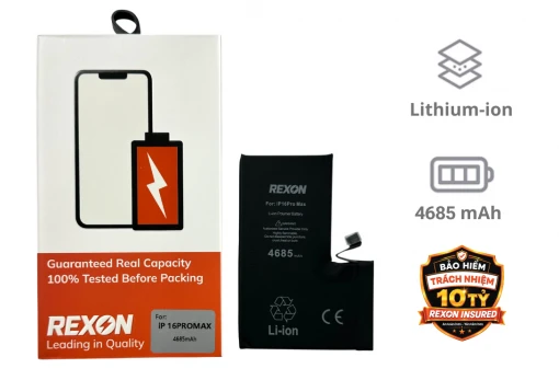 Thay pin iPhone 16 Pro Max Rexon