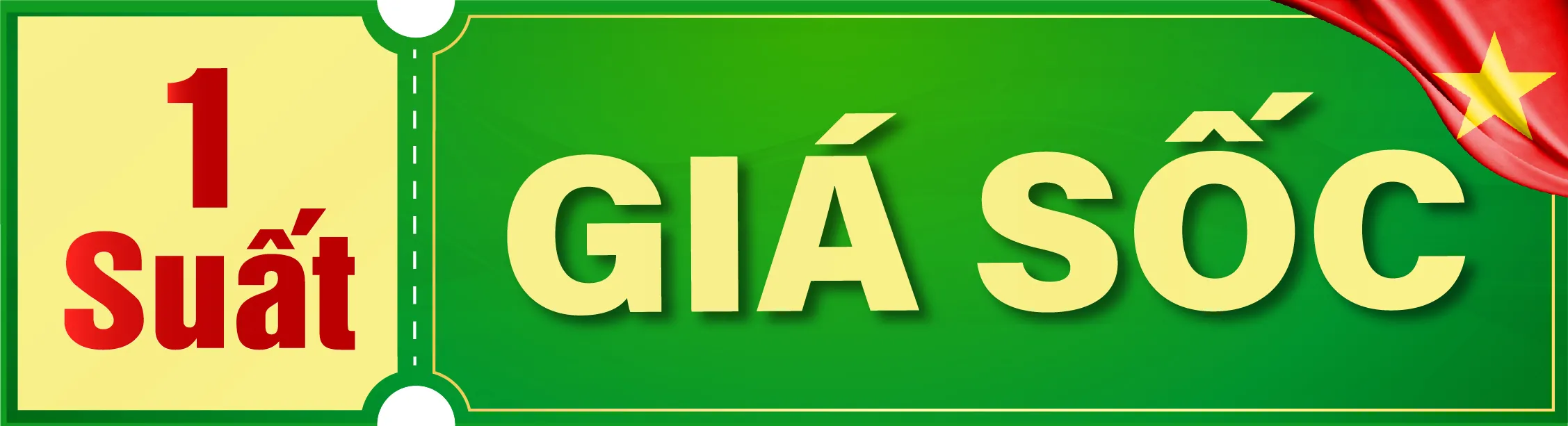 1 Suất giá sốc