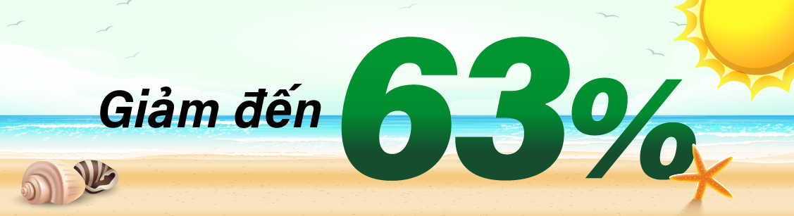 Giảm đến 63%
