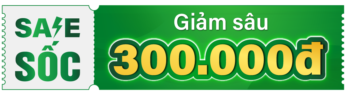 Sale sốc giảm 300k
