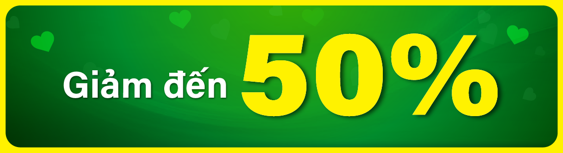 Giảm đến 50%