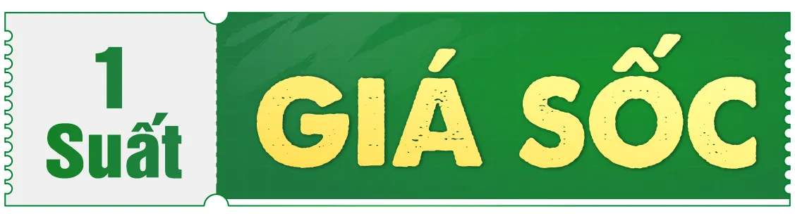 1 Suất giá sốc