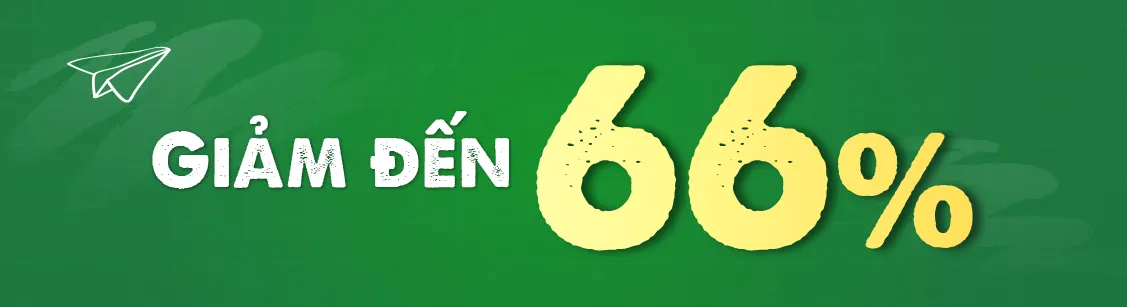 Giảm đến 66%