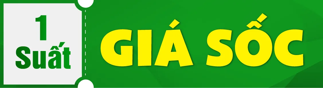 1 Suất giá sốc