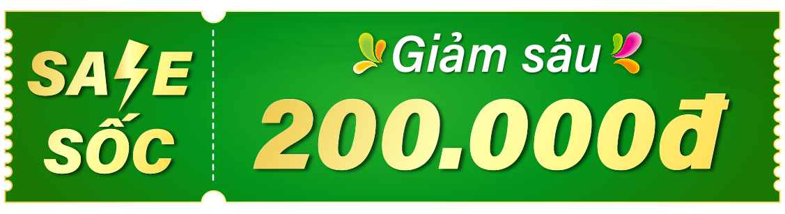 Sale sốc giảm 200k