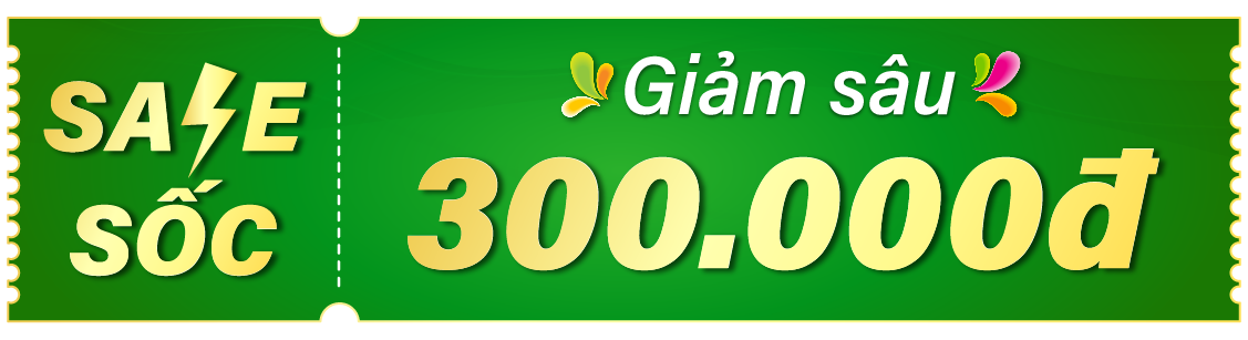 Sale sốc giảm 300k