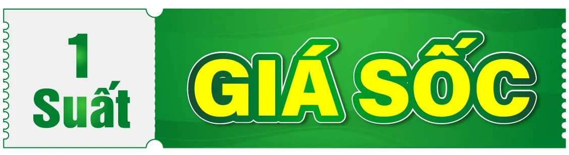 1 Suất giá sốc