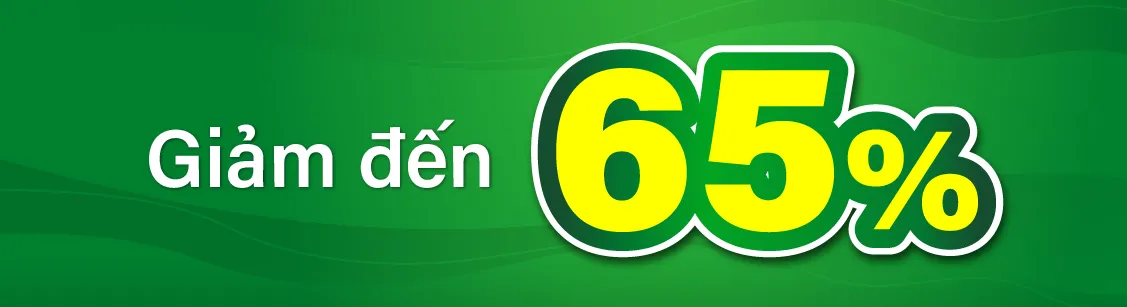 Giảm đến 64%