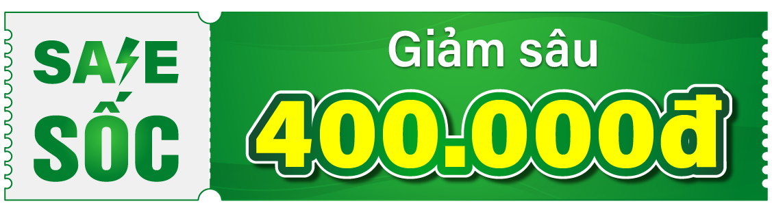 Sale sốc giảm 400k