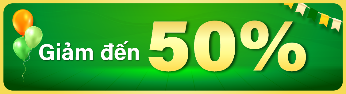 Giảm đến 50%
