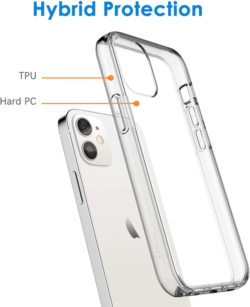 Ốp lưng Mipow Tempered Glass Case iPhone 12/12 Pro 6.1 inch làm từ nhựa TPU