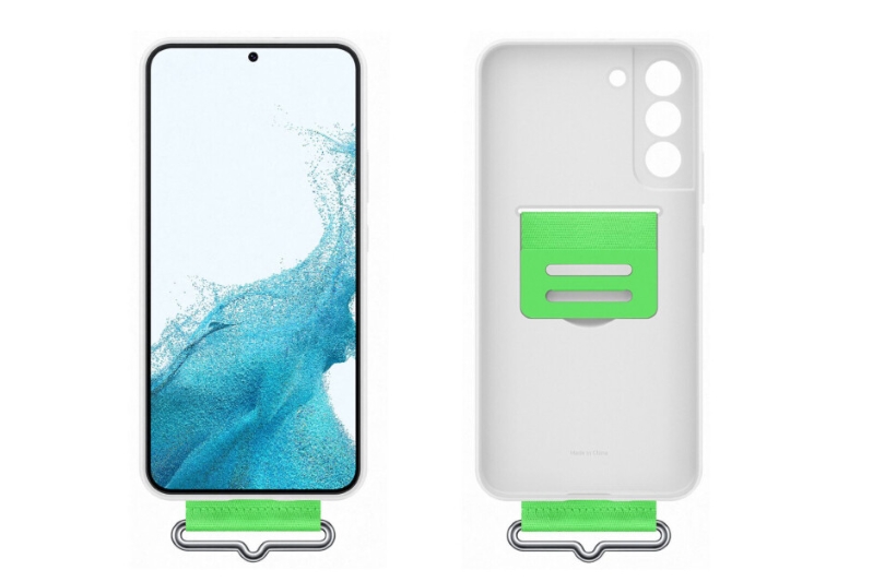 Ốp lưng Samsung S22 5G Silicon kèm dây đeo chính hãng siêu bền bỉ