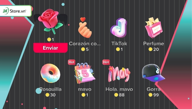 1 con sư tử trên tiktok bao nhiêu tiền