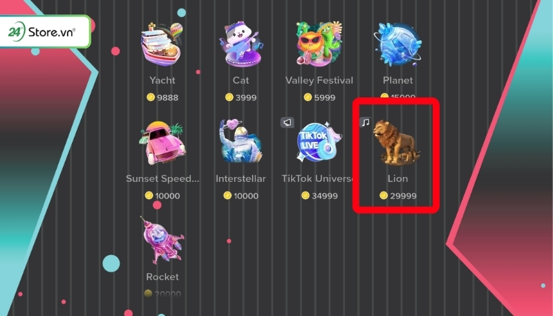 nhận sư tử trên TikTok