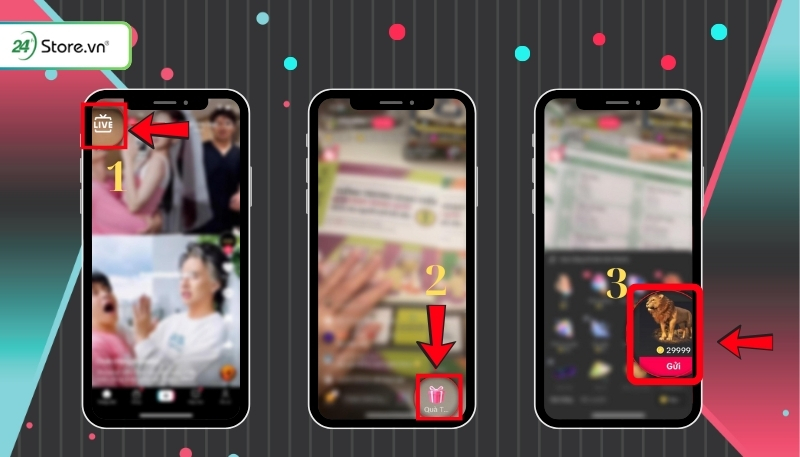 quà tặng sư tử trên tiktok