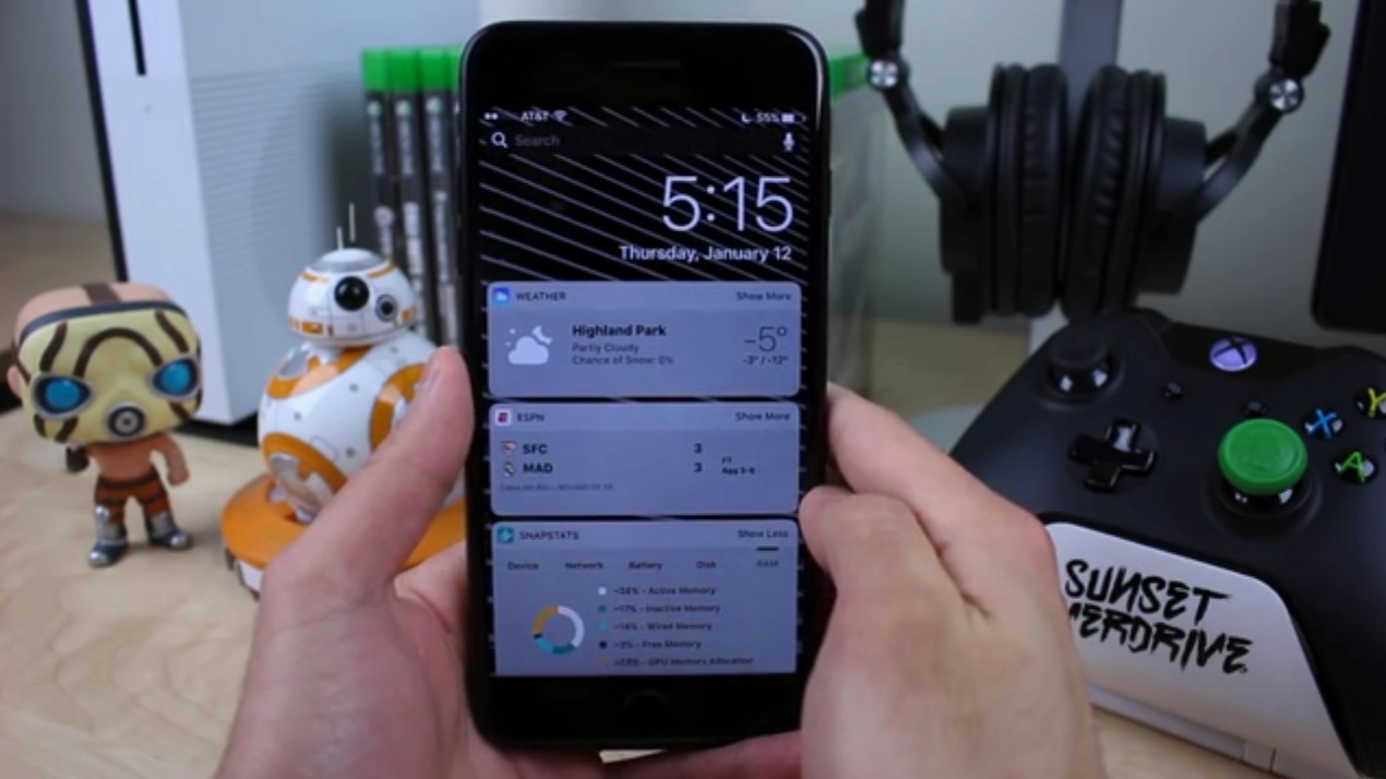 Tận dụng các widget trên iPhone 8 64GB 10 doc chieu cua iphone 8 64gb nhat dinh phai thu ngay hinh anh 3
