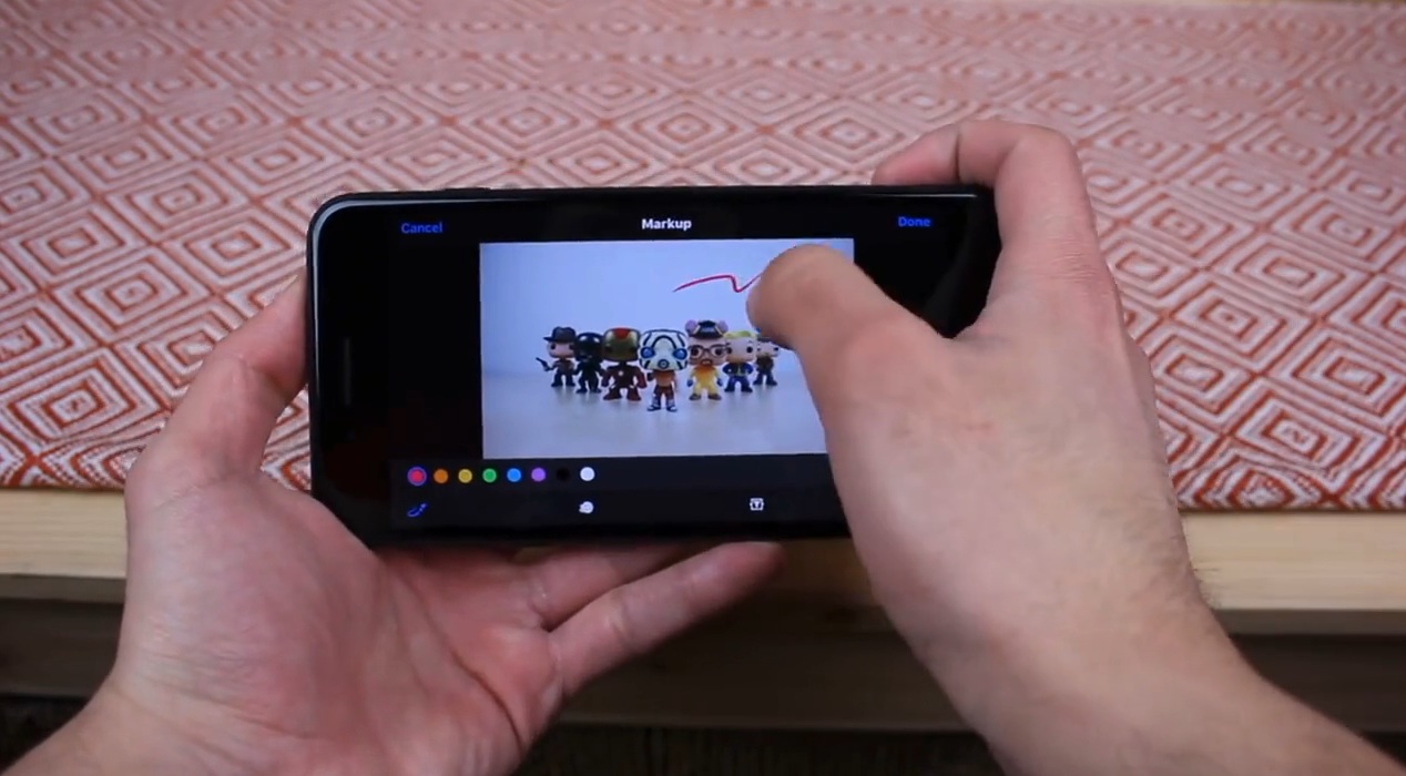 Tha hồ vẽ vời, chú thích vào ảnh trên iPhone 8 64GB 10 doc chieu cua iphone 8 64gb nhat dinh phai thu ngay hinh anh 5