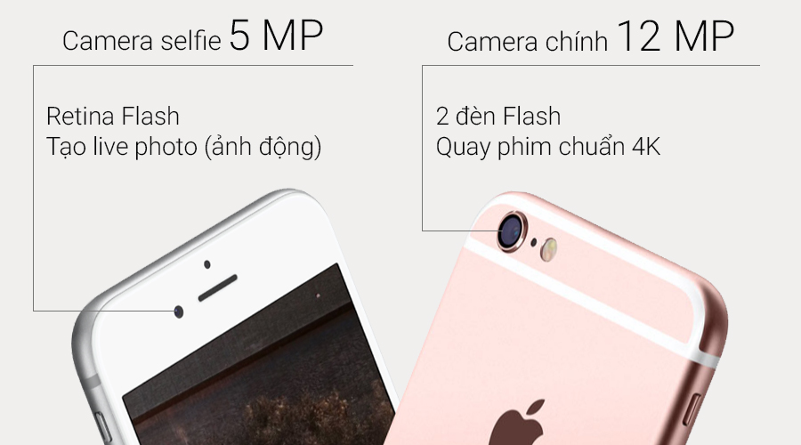 Camera đã được cải tiến trên iPhone 6s Plus iphone 6s plus 16gb hinh anh 3