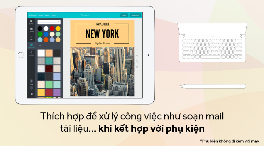 Cấu hình mạnh mẽ trên iPad Pro 9.7 inch WiFi/4G