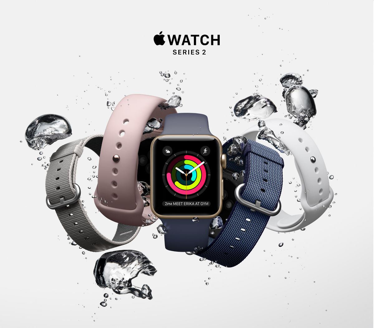 Thiết kế tuyệt hảo Apple Watch Series 2 apple watch series 2 42mm mat nhom mau trang day cao su new hinh anh 1