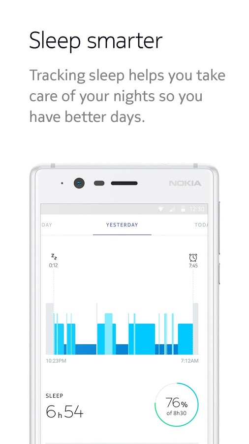 ứng dụng nokia health mate theo dõi giấc ngủ của bạn mỗi ngày Ung dung Nokia Health Mate cho iPhone va Android co buoc cai tien lon hinh 6