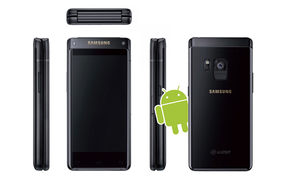 Samsung nắp gập bị rò rỉ chạy Android Samsung nap gap bi ro ri chay Android cam bien van tay NFC hinh 1