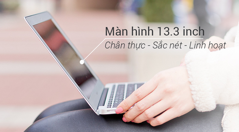 Màn hình Macbook Air 2014 sắc nét, chân thực và có góc nhìn rộng macbook air 2014 cu 99 13 3 inch md760 core i5 128gb hinh 3
