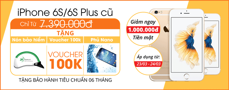 iphone 6s plus giam 1 tr dong trong 2 ngay 23 24