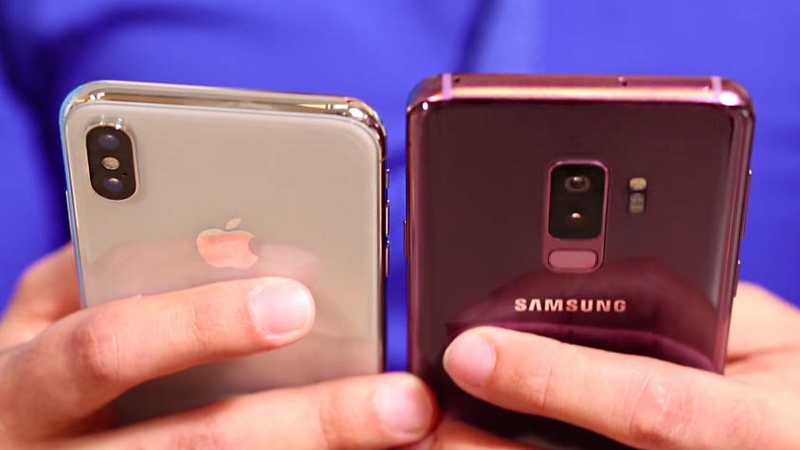 samsung galaxy s9 và s9+ vuot xa iphone x trong bang xep hang cua consumer reports