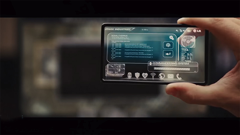 Điện thoại LG trong suốt