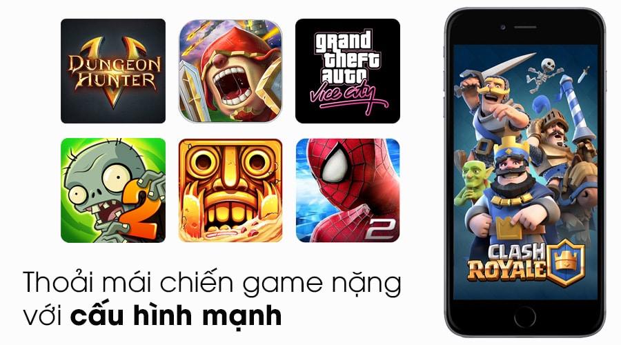 iPhone 6s Plus cũ chơi game mượt không? iphone 6s plus cu 99 hinh 1
