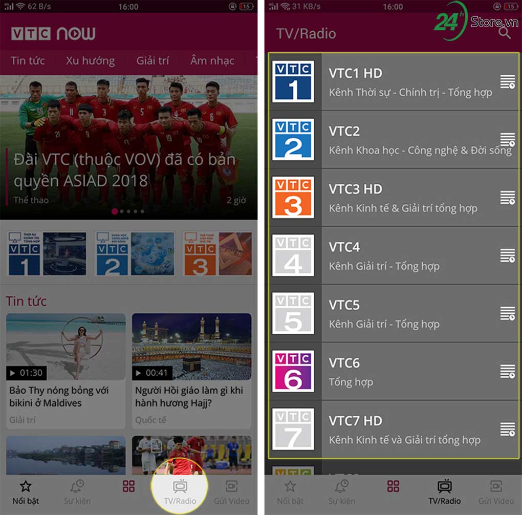 huong dan xem asiad 2018 tren dien thoai va pc 2