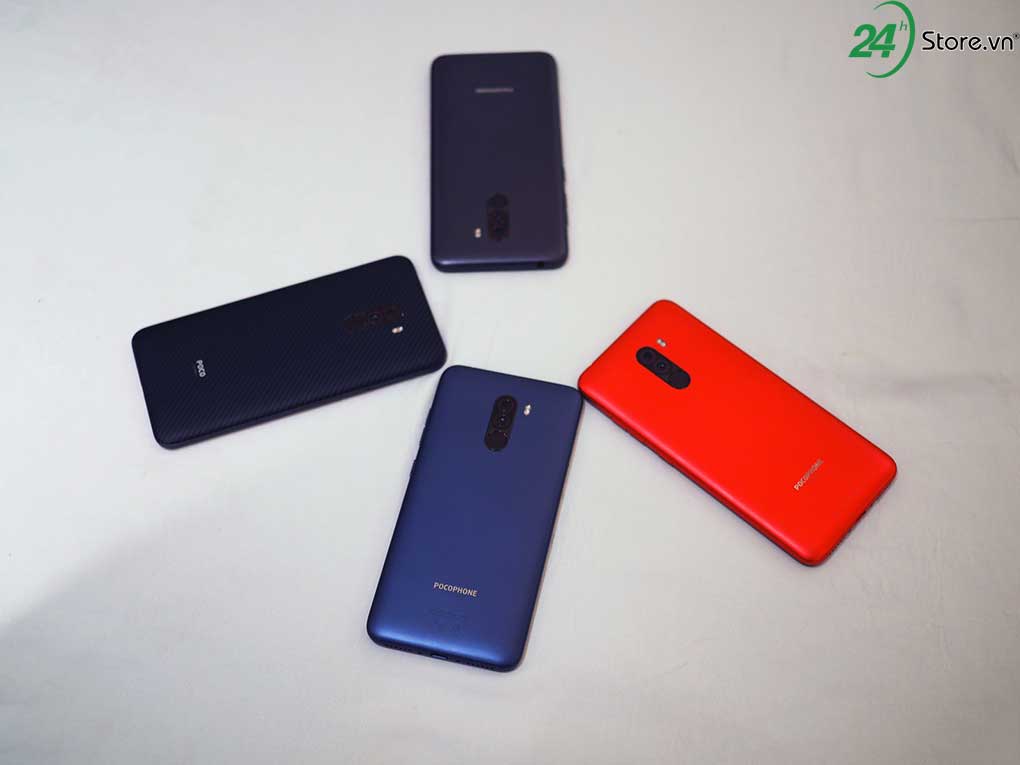poco phone có 4 màu sắc để lựa chọn