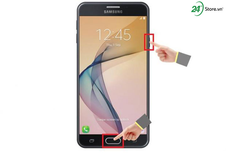 Cách chụp màn hình điện thoại Samsung với dòng có nút home