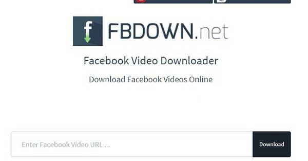 công cụ tải video fbdown
