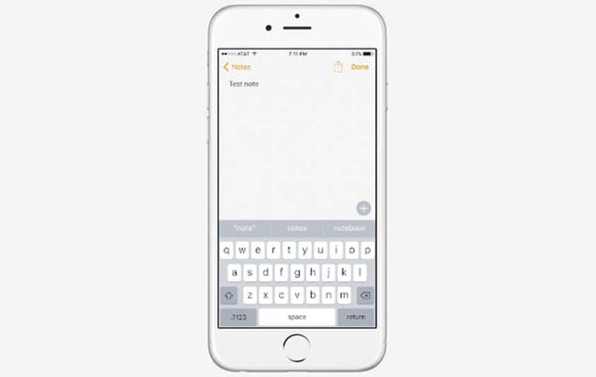 Top 7 thủ thuật hay trên iPhone 7 cũ nhưng không bao giờ lỗi thời - Sử dụng bàn phím iOS làm bàn di chuột iPhone 7 có nhiều tính năng mới