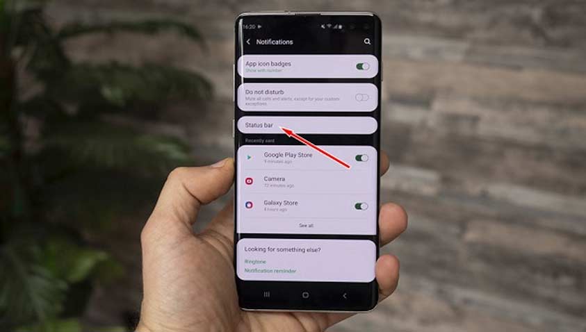 Bước 2 hiển thị phần trăm pin trên Galaxy S10/S10+ hay Galaxy S10e Bước 2 hiển thị phần trăm pin trên Galaxy S10/S10+ hay Galaxy S10e