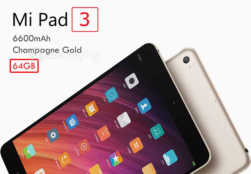giá Xiaomi Mi pad 3 cũ