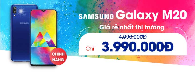 samsung galaxy m20 chinh hang