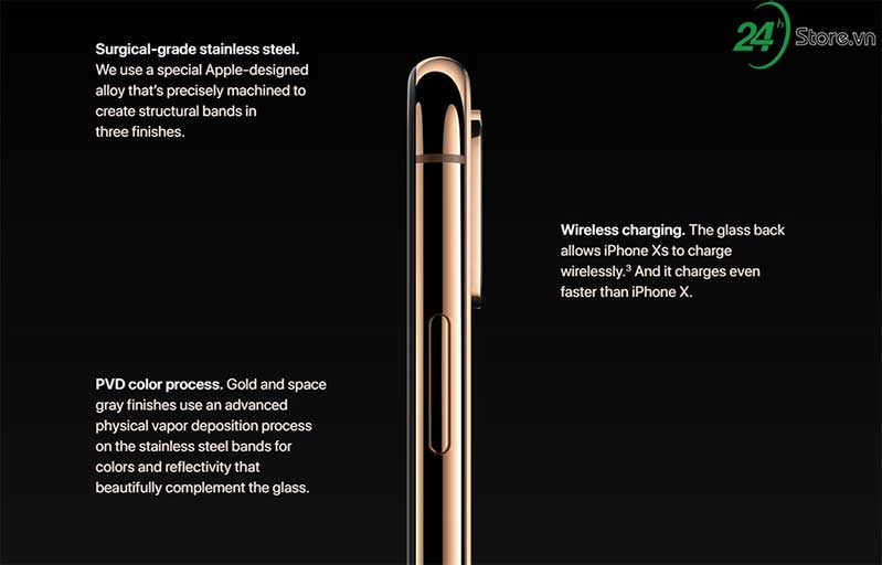 Thiết kế vàng ấn tượng Thiết kế XS Max