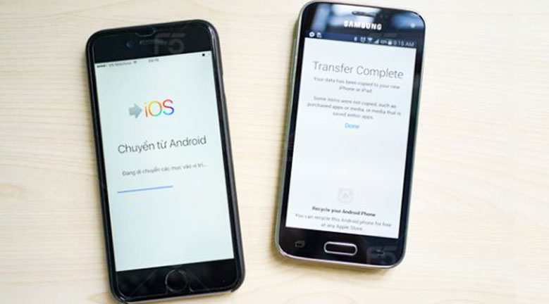 6 bước chuyển dữ liệu từ Android sang iPhone 6 bước chuyển dữ liệu từ Android sang iPhone
