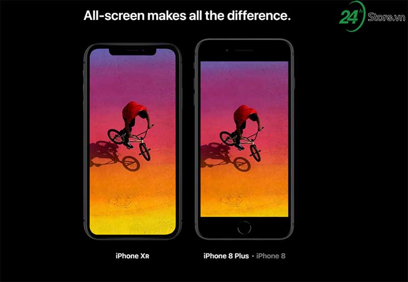 iPhone XR 128GB với màn hình LCD độc đáo ảnh 1 iphone xr 128gb – tac ke hoa bien hoa da dang 3