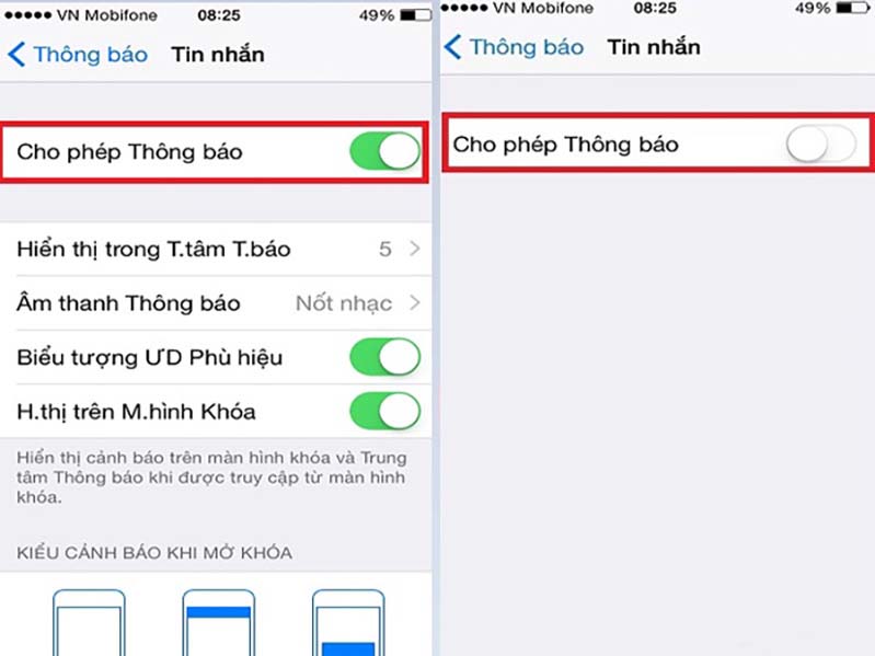 KHóa tin nhắn trên iPhone 8,8PLus bằng mật khẩu trên cài đặt điện thoại cach dat khoa tin nhan cho iphone 8 8 plus don gian hinh 6