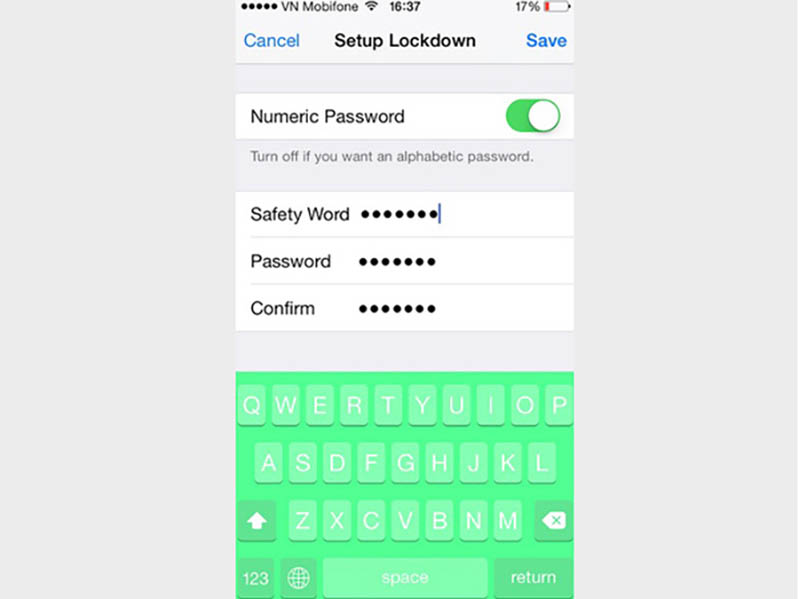 Sử dụng ứng dụng để khóa iPhone 8,8 Plus cach dat khoa tin nhan cho iphone 8 8 plus don gian hinh 9