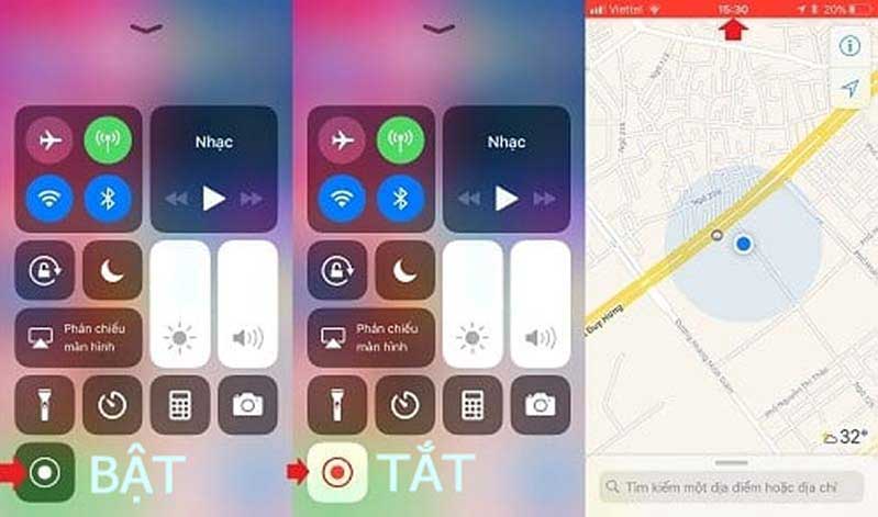 cach quay man hinh iphone 4