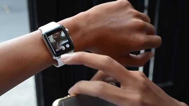 chụp hình với Apple Watch
