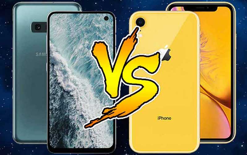 so sanh iphone xr galaxy s10s 1